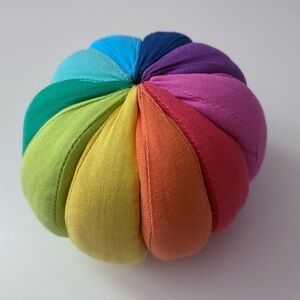 Lovevery Soft Cotton Rainbow Ball from Senser Play Kit (5-6 months)